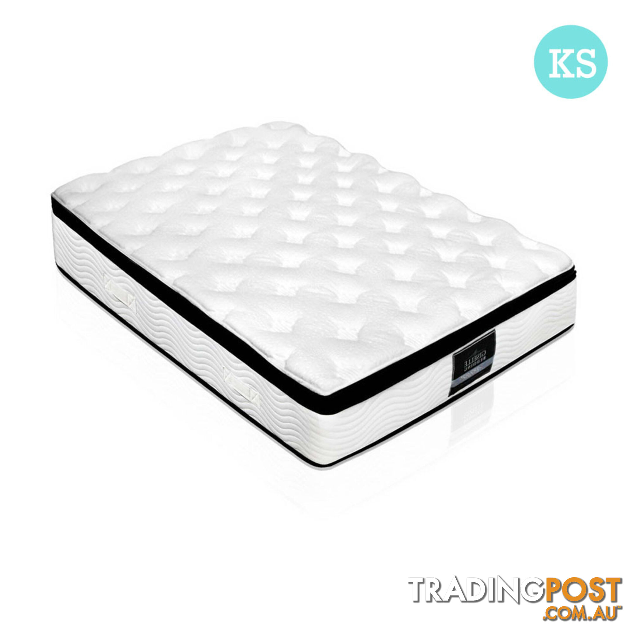 Latex Pillow Top Pocket Spring Mattress King Single