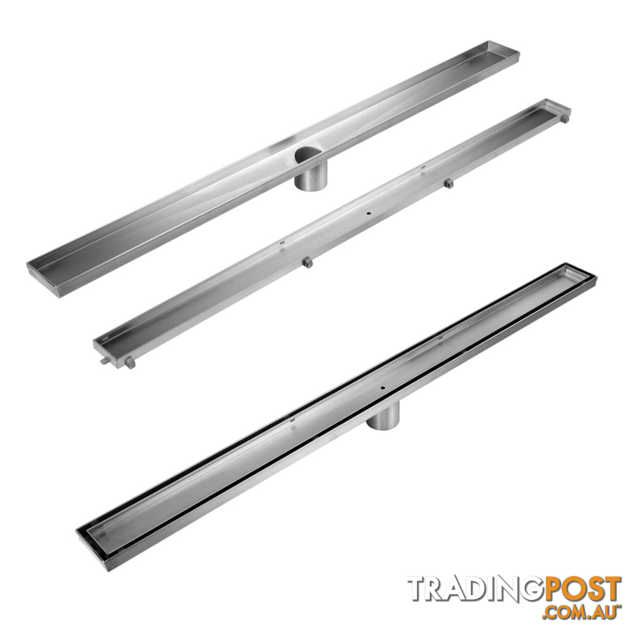 Tile Insert Stainless Steel Shower Grate Drain Floor Bathroom 1200mm