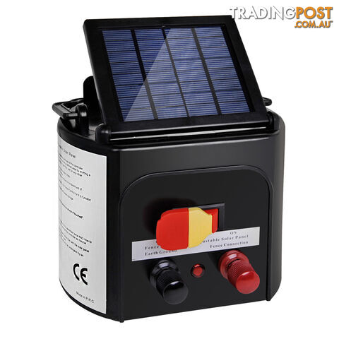 5km Solar Power Electric Fence Energiser Charger