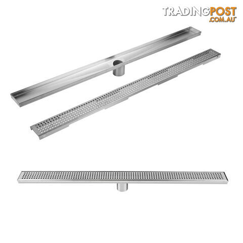 Square Stainless Steel Shower Grate Drain Floor Bathroom 1000mm