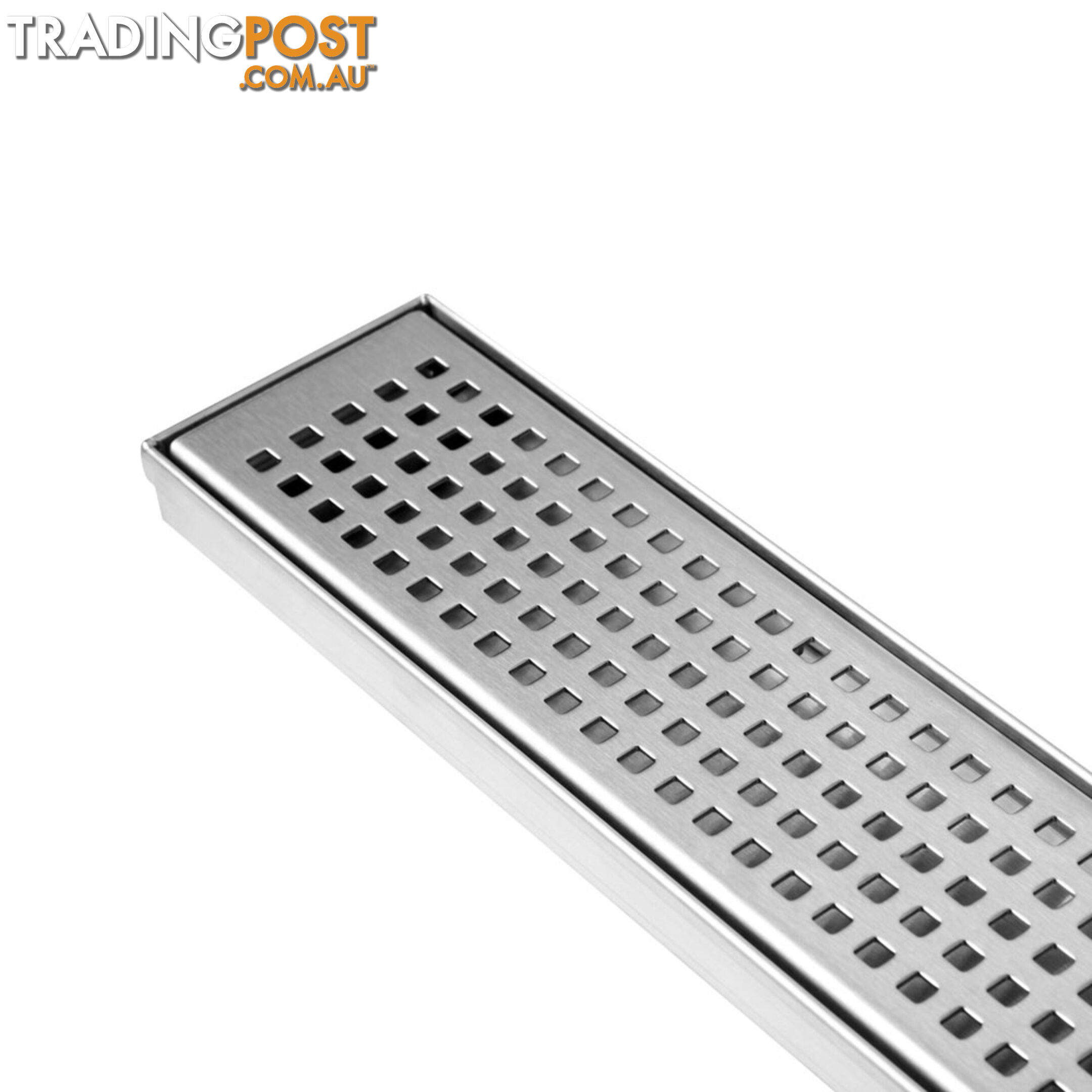 Square Stainless Steel Shower Grate Drain Floor Bathroom 1000mm