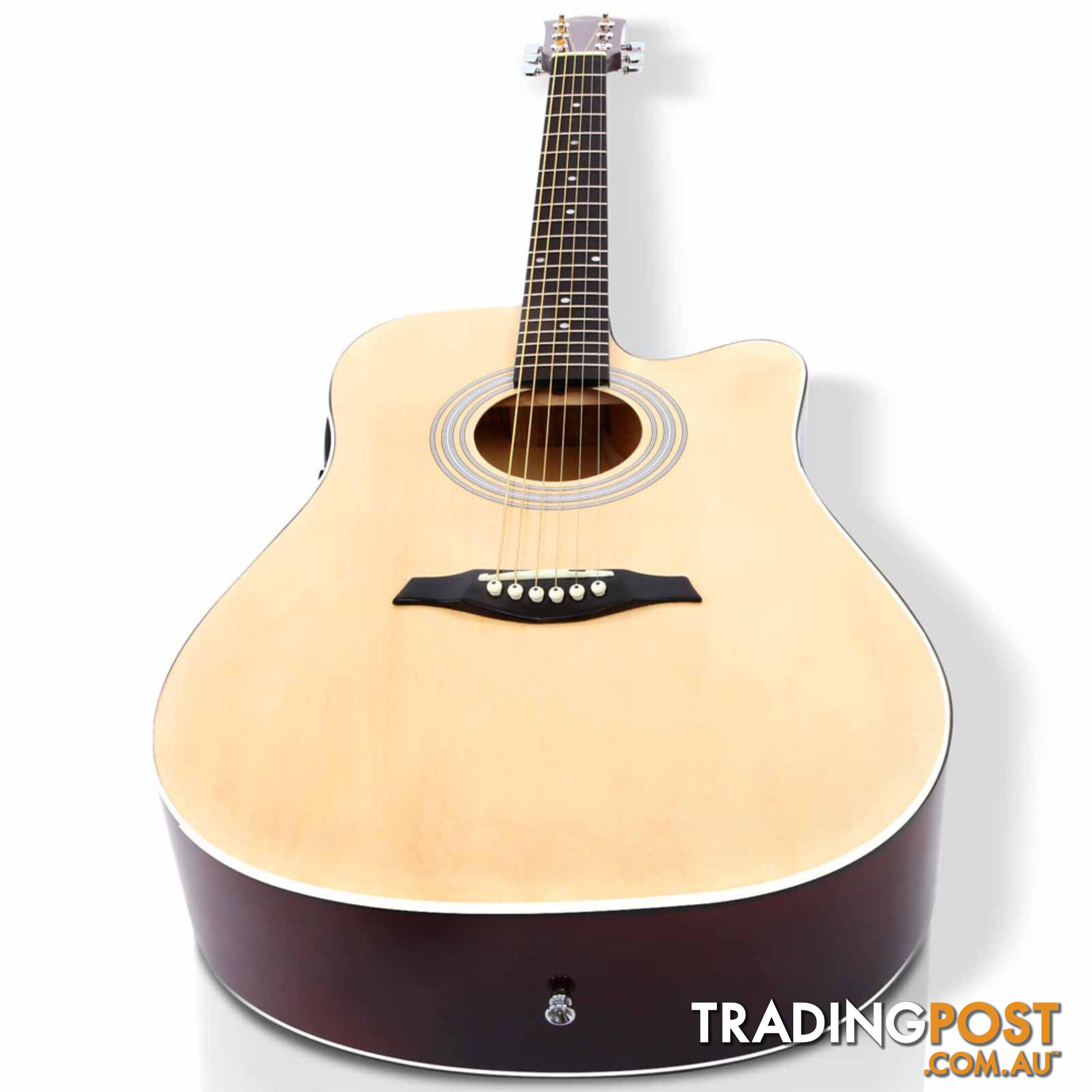 41" 5- Band EQ Electric Acoustic Guitar Full Size Natural