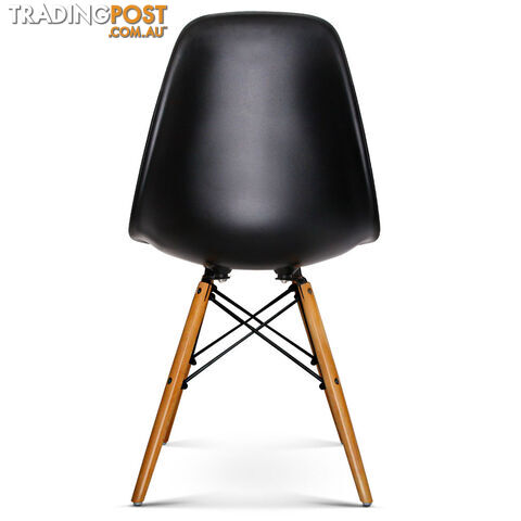 Set of 2 Dining Chair Black