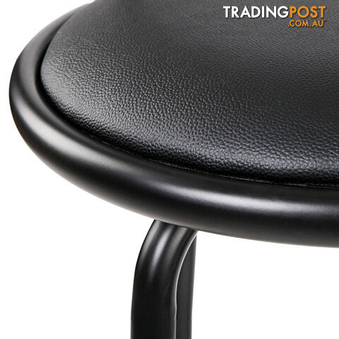 Set of 2 360ëSwivel Bar Stool - Black