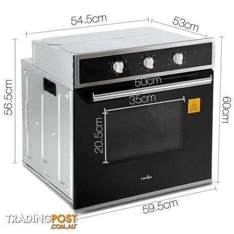 Built-in Electric Fan Forced Oven - 5 Functions