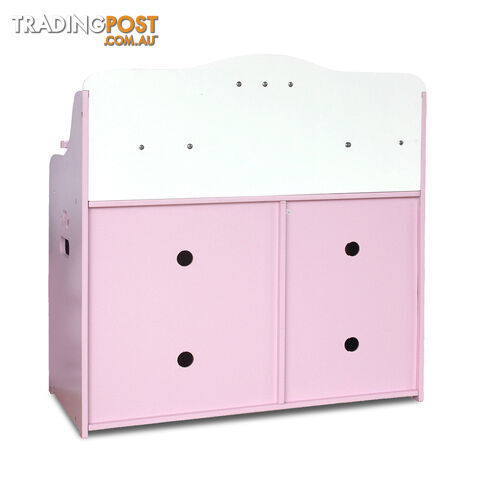 Children Wooden Kitchen Play Set Pink - photo 4 of 10