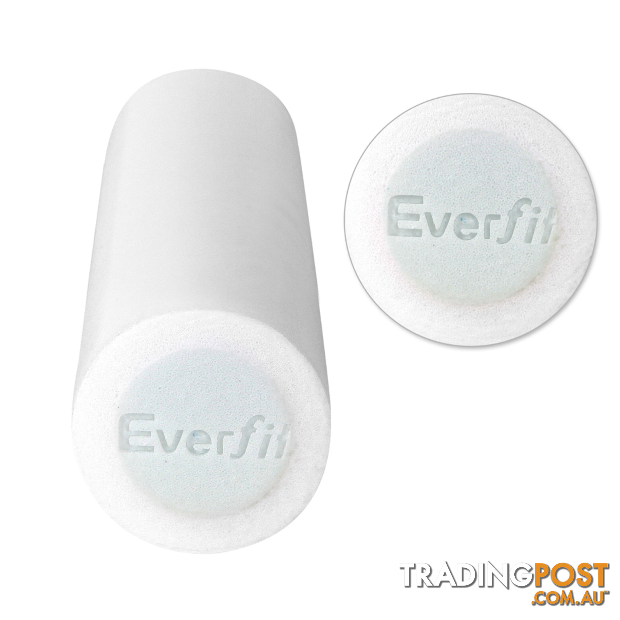 Yoga Gym Pilates EPE Stick Foam Roller White 45 x 15cm