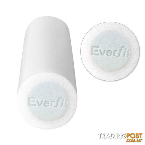 Yoga Gym Pilates EPE Stick Foam Roller White 45 x 15cm