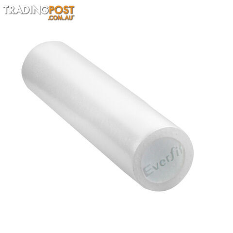 Yoga Gym Pilates EPE Stick Foam Roller White 45 x 15cm