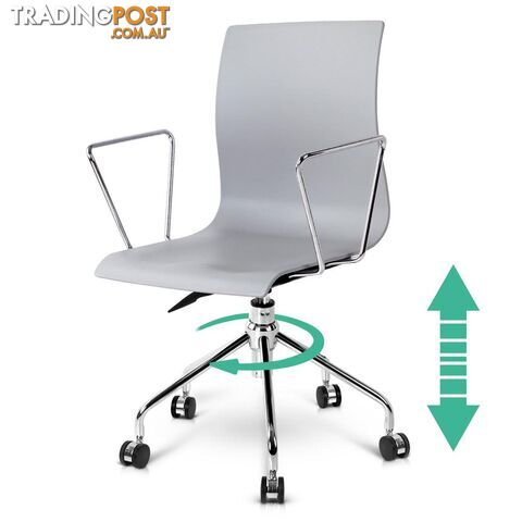 Modern Office Chair with Armrests Grey