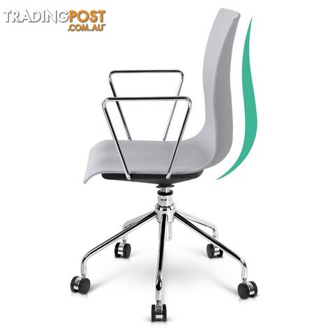 Modern Office Chair with Armrests Grey