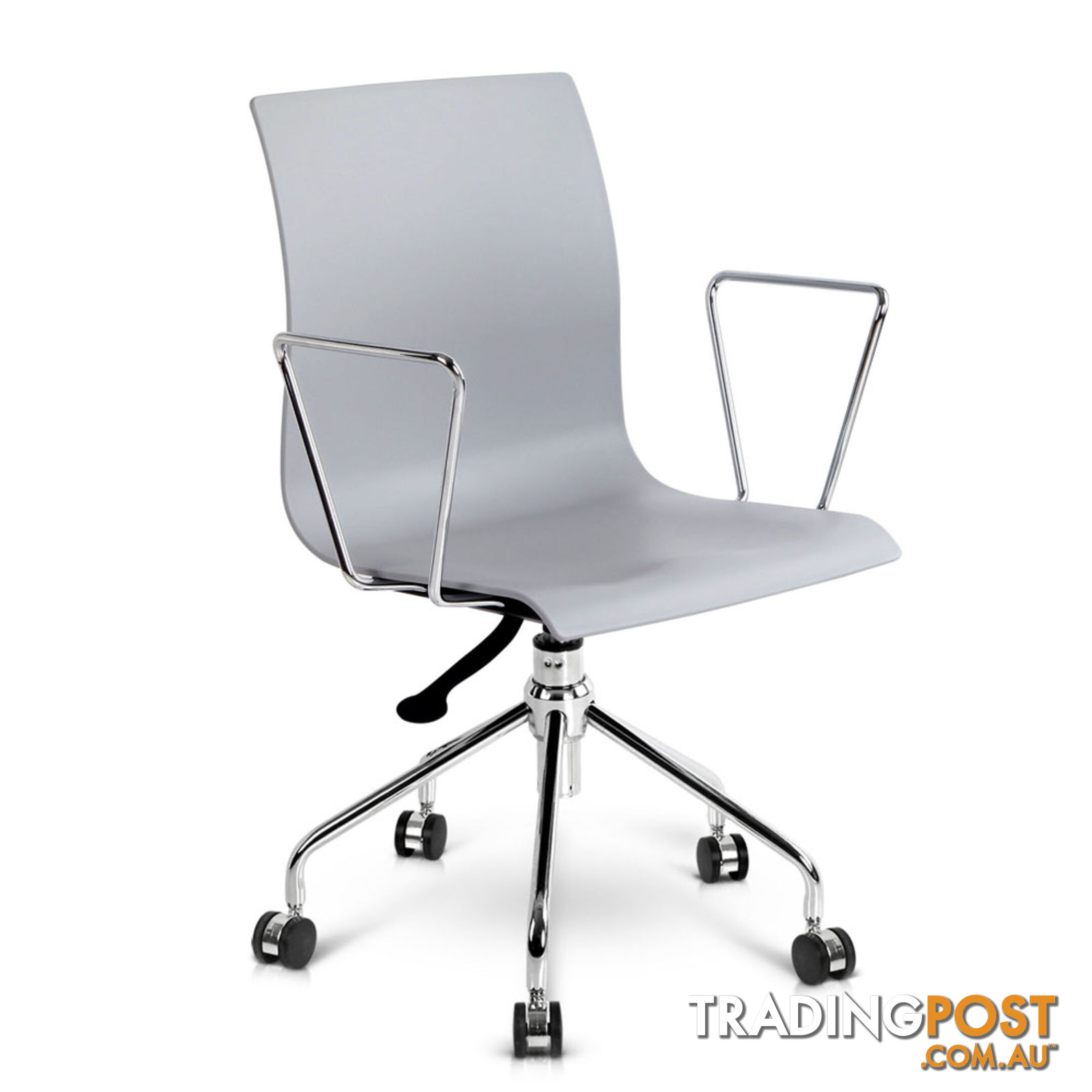 Modern Office Chair with Armrests Grey