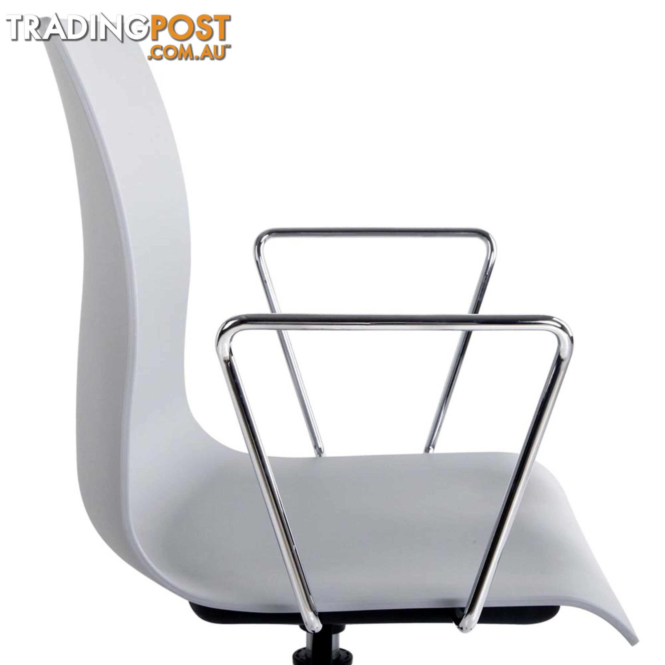 Modern Office Chair with Armrests Grey