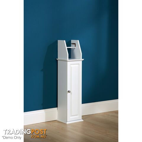 Dignity Toilet Roll Cupboard in WHITE