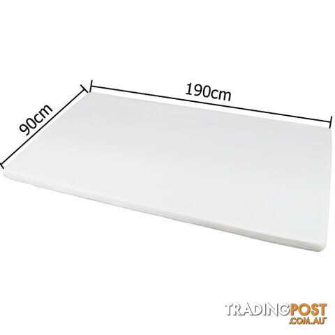 Visco Elastic Memory Foam Mattress Topper 5cm Single