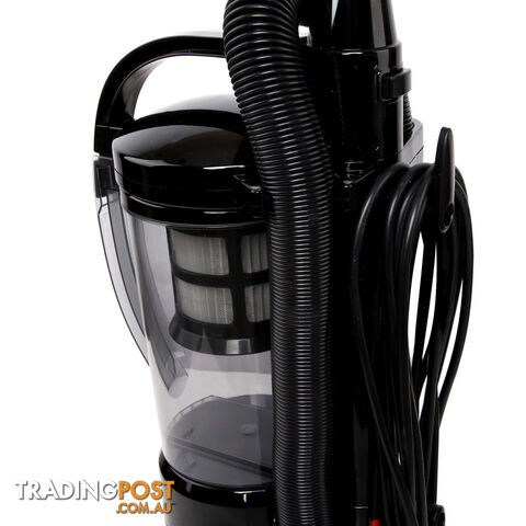 Upright Cyclonic Vacuum Cleaner Bagless HEPA Filter Black