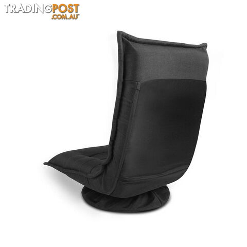 Swivel Foldable Floor Chair - Black - photo 4 of 10