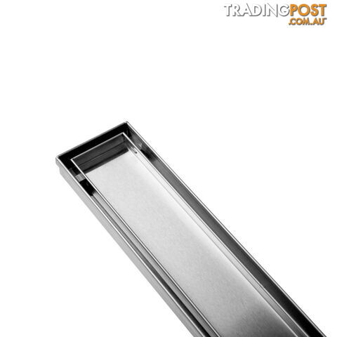 Tile Insert Stainless Steel Shower Grate Drain Floor Bathroom 900mm - photo 5 of 8