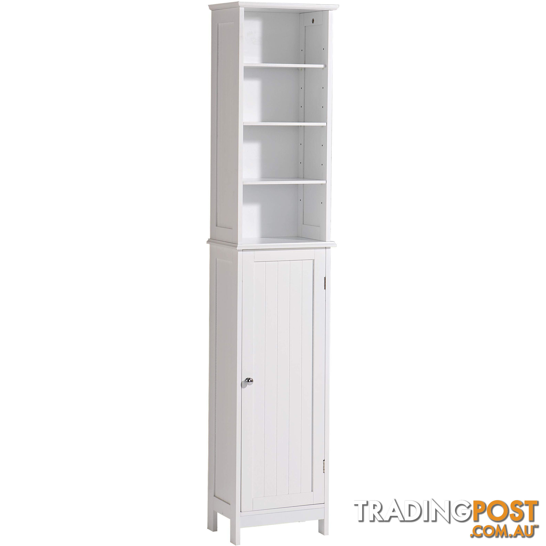 Grace Tall Cupboard in WHITE