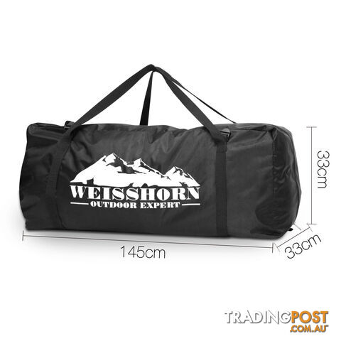Double Camping Canvas Swag with Mattress and Air Pillow - Grey - photo 3 of 9