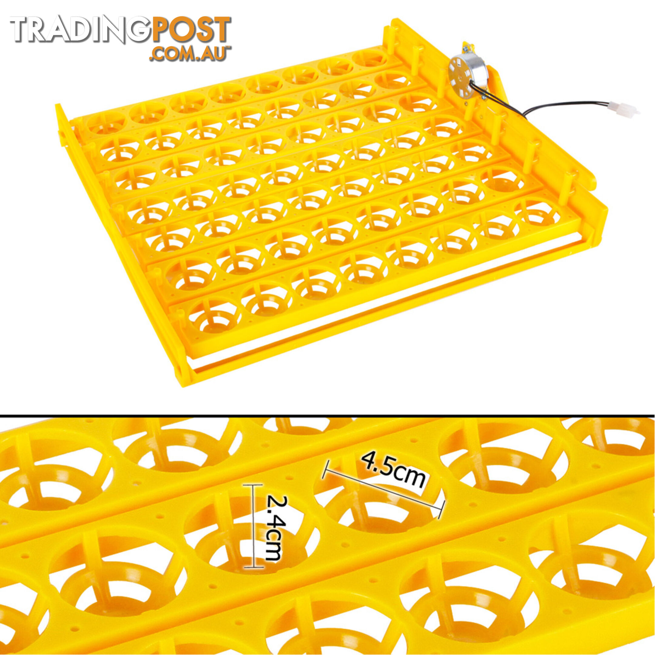 Automatic 112 Egg Incubator Yellow