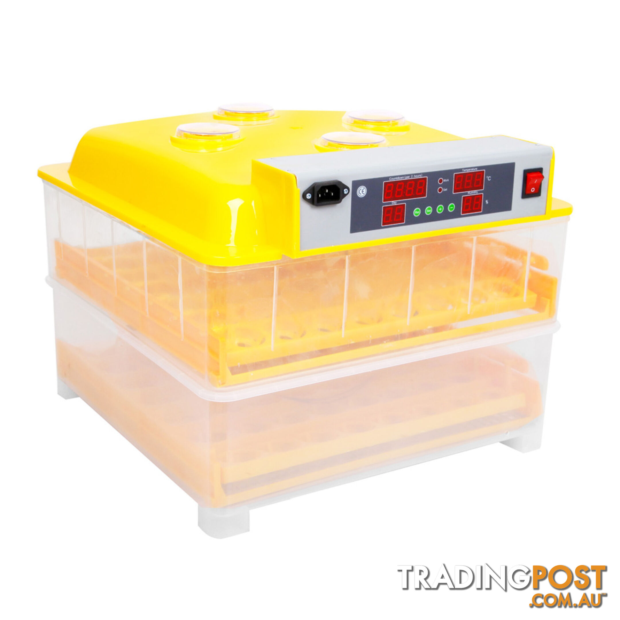 Automatic 112 Egg Incubator Yellow