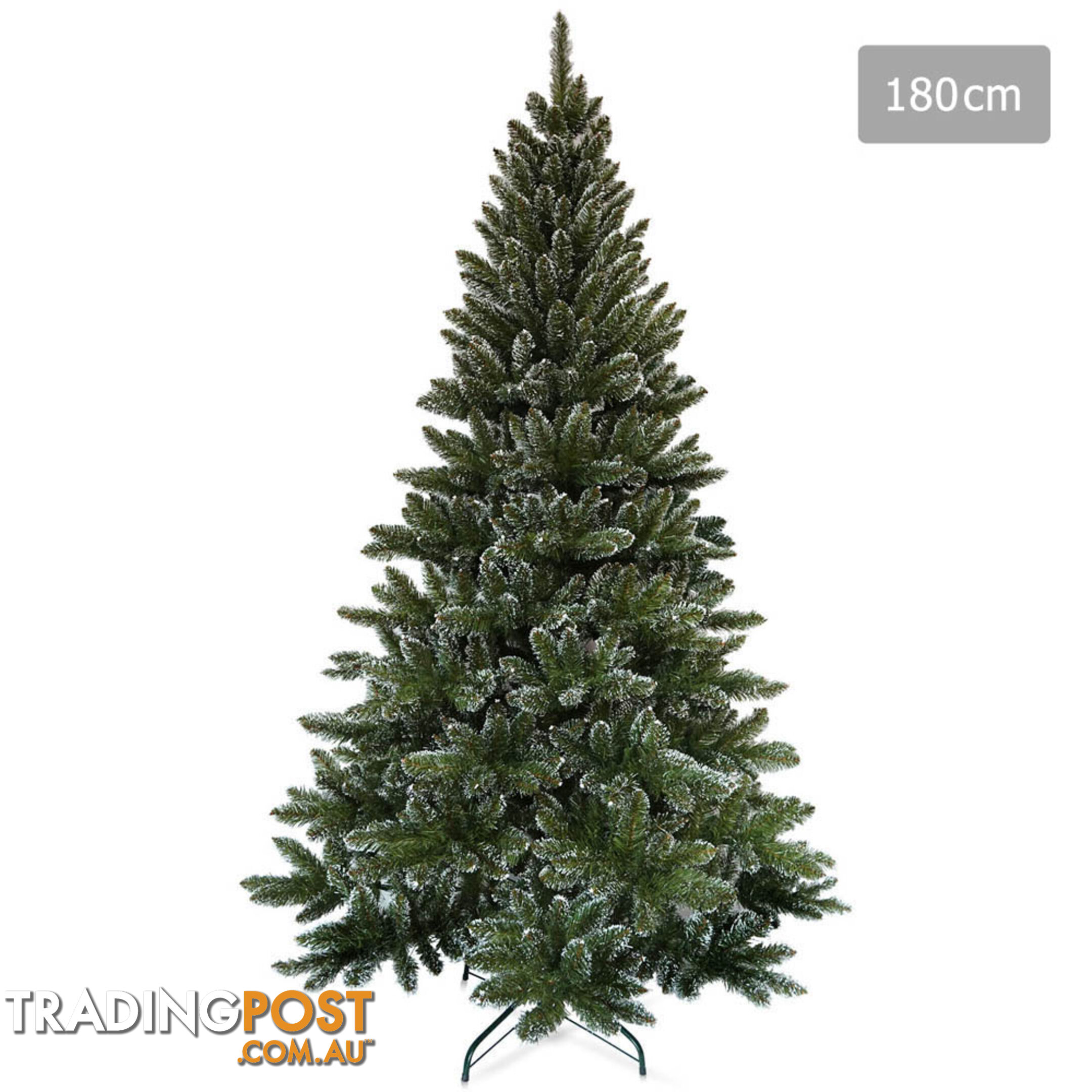 Snowy Christmas Tree 180cm Green