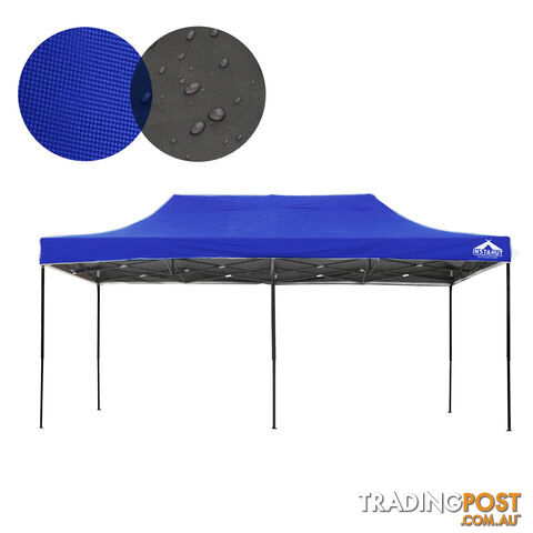 3m x 6m Pop-up Garden Outdoor Gazebo Blue - photo 3 of 9