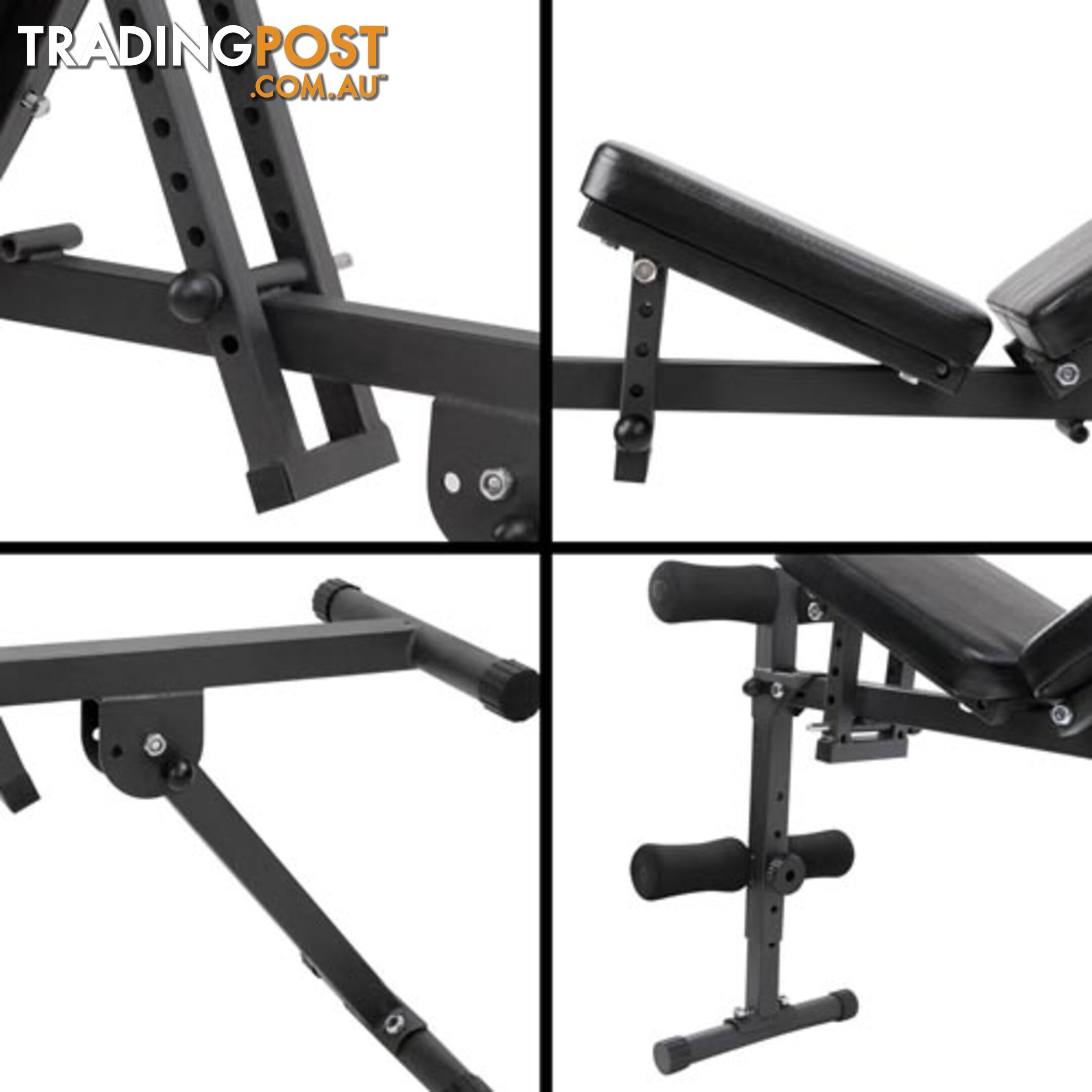 FID Flat Adjustable Bench 150Kg