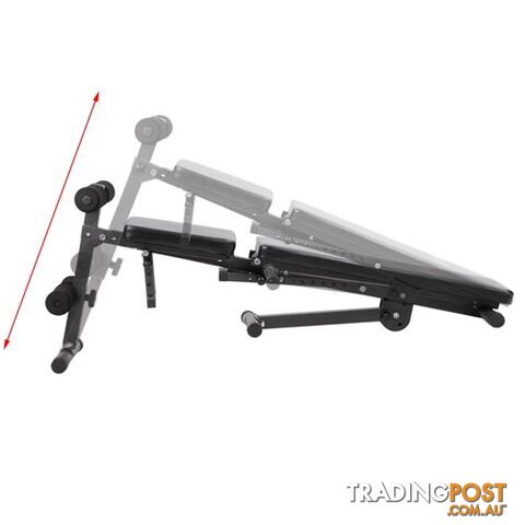 FID Flat Adjustable Bench 150Kg