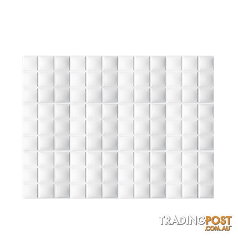 12 Pcs 3D Cube Design Wall Panel