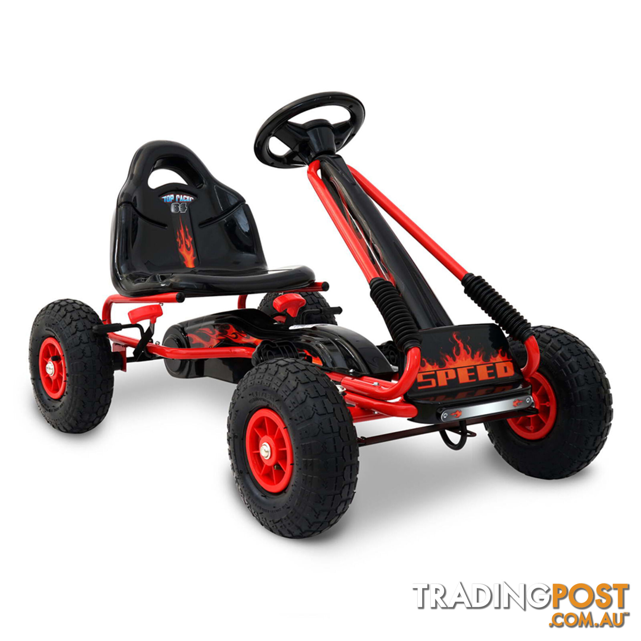 Kids Pedal Go Kart - Red