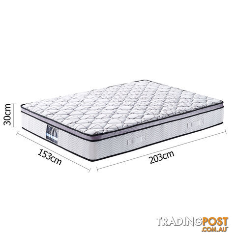 Cool Gel Memory Foam Euro Top Pocket Spring Mattress Queen - photo 2 of 7