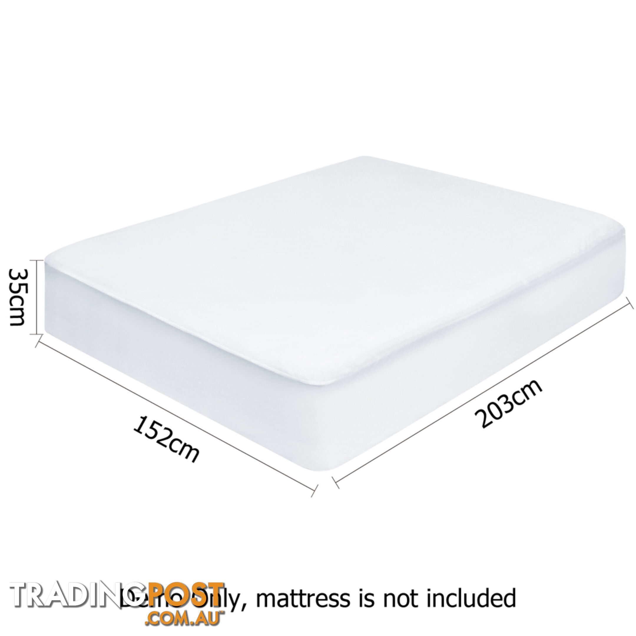 Waterproof Non-Woven Mattress Protector - Queen