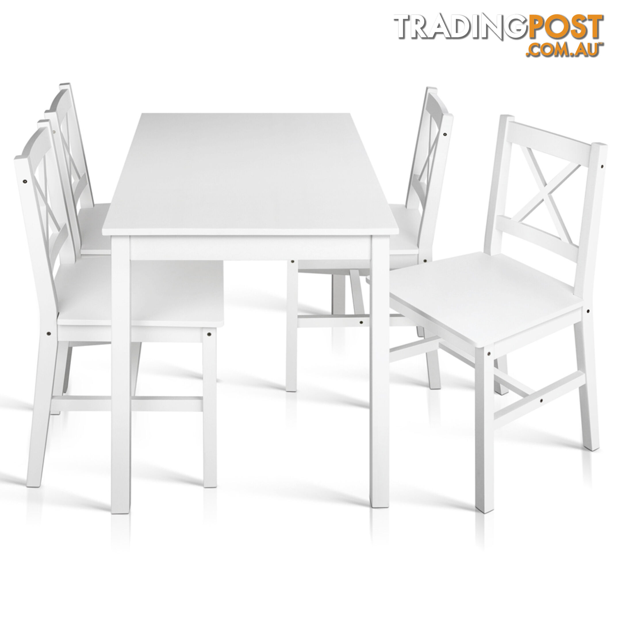 5PC Solid Pine Dining Set