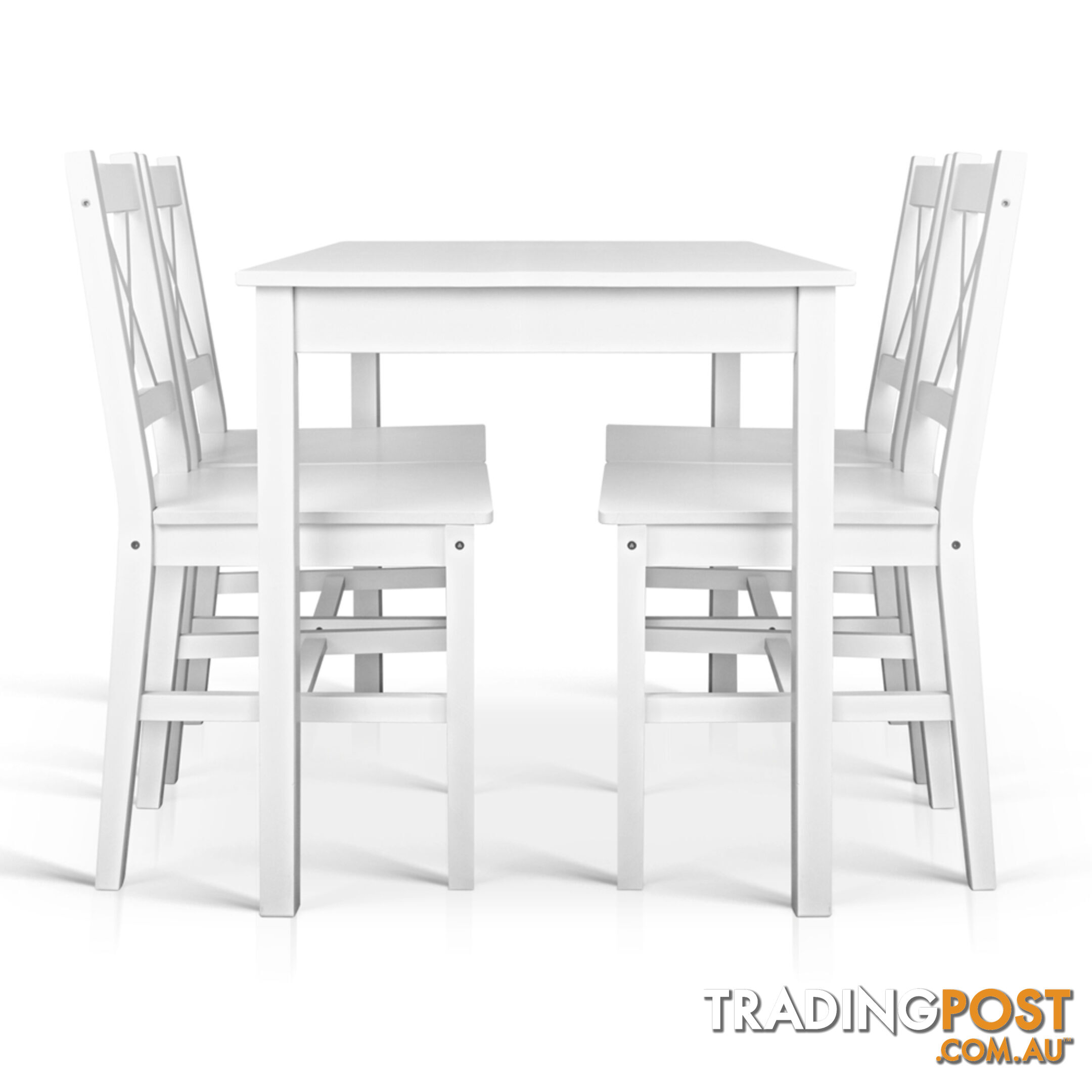 5PC Solid Pine Dining Set