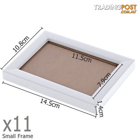 23 pcs Photo Frames Set Wall White