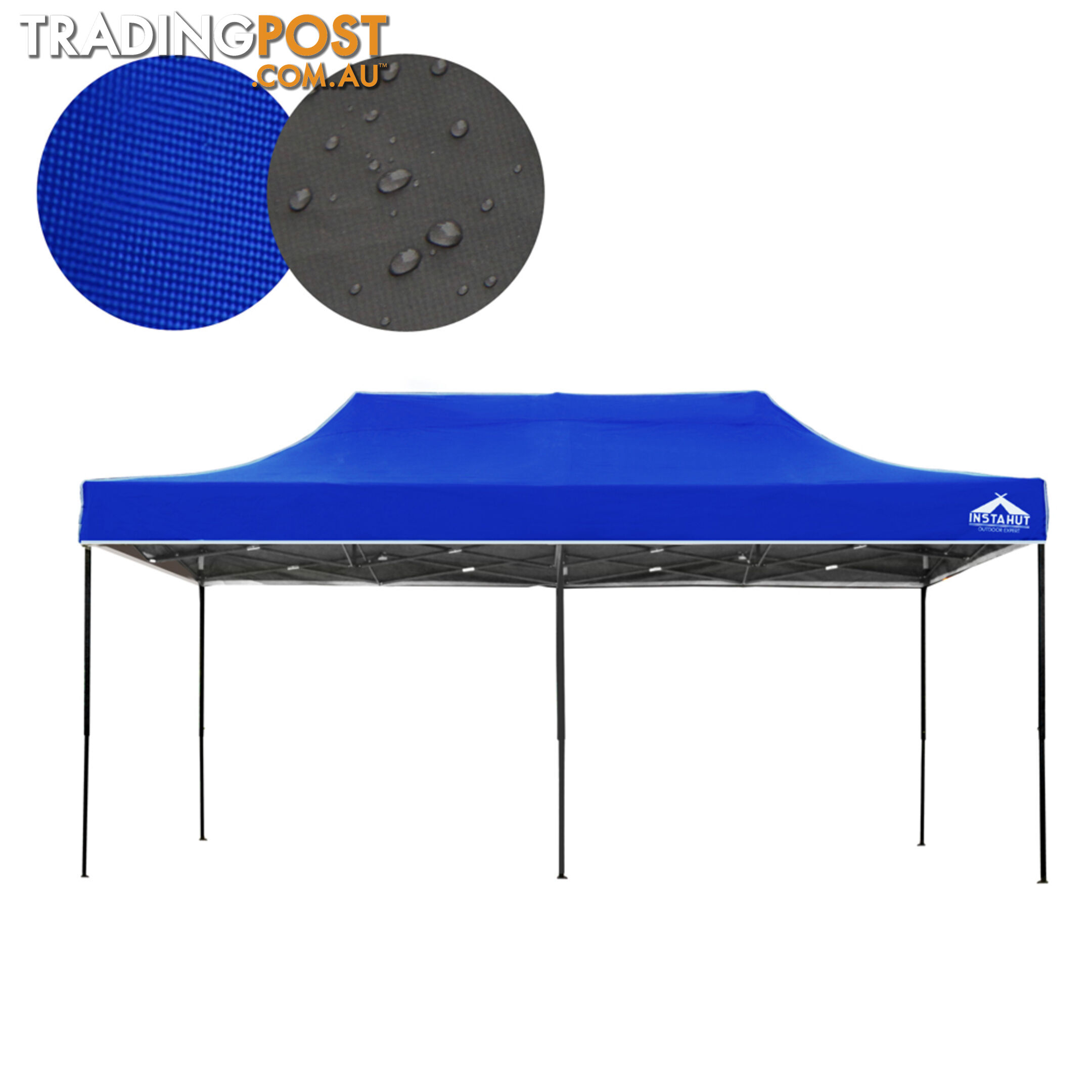 3X6 Pop Up Gazebo - Blue