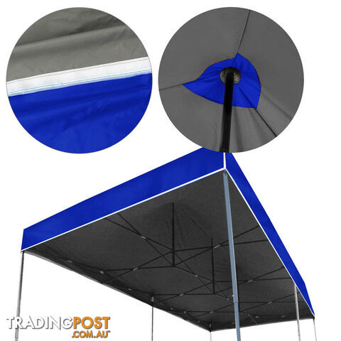 3X6 Pop Up Gazebo - Blue