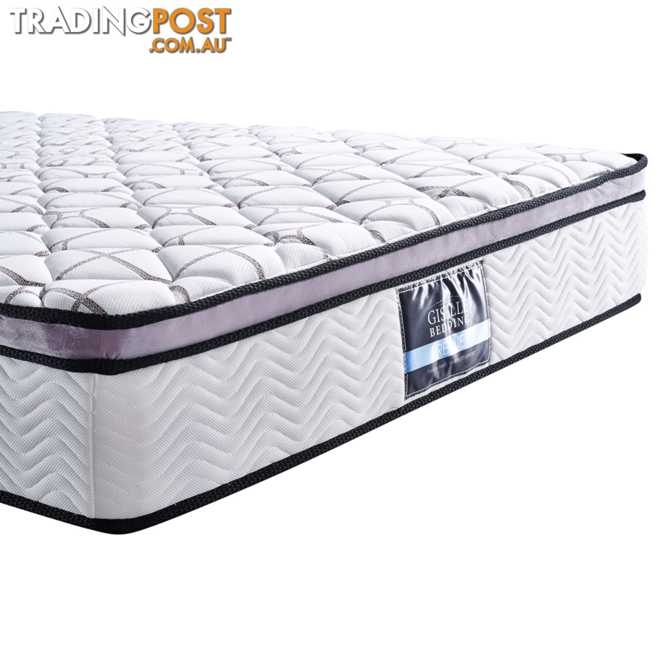 Cool Gel Memory Foam Euro Top Pocket Spring Mattress Double