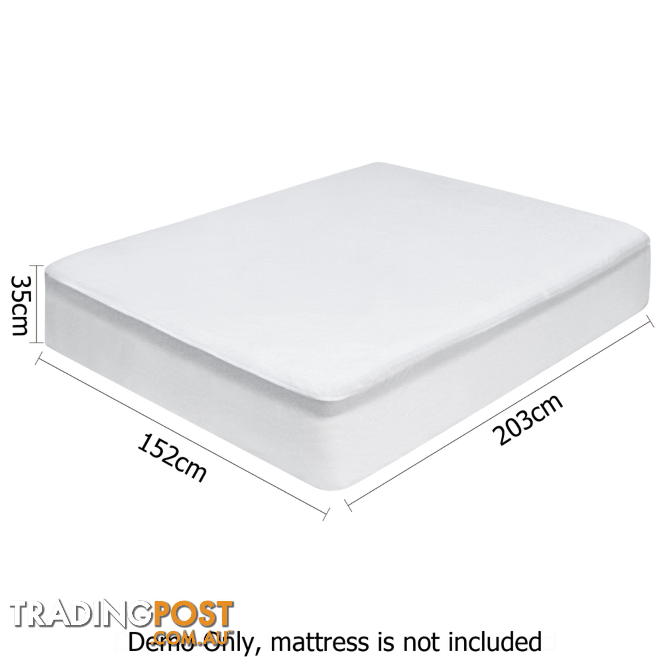 Waterproof Bamboo Mattress Protector - Queen