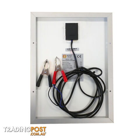 MINI 10W SOLAR PANEL KIT CARAVAN CAMPING POWER CHARGING 12V HOME BATTERY - photo 4 of 4