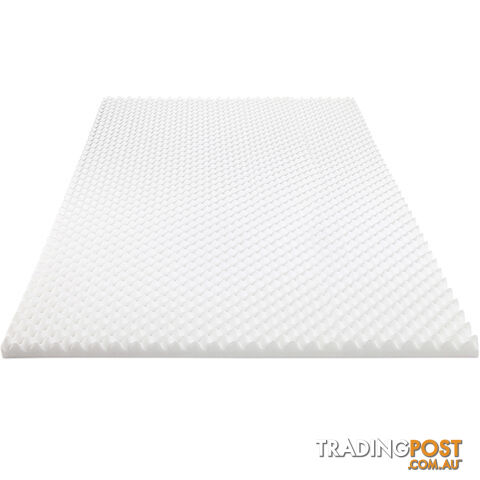 Deluxe Egg Crate Mattress Topper 5 cm Underlay Protector King