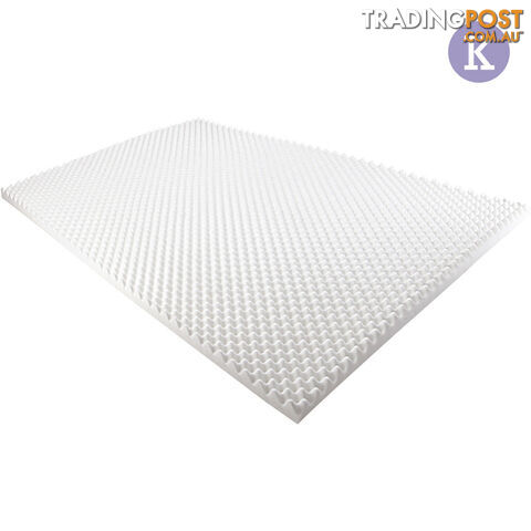 Deluxe Egg Crate Mattress Topper 5 cm Underlay Protector King