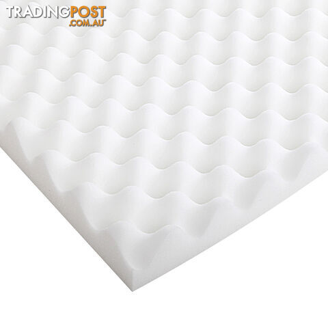 Deluxe Egg Crate Mattress Topper 5 cm Underlay Protector King