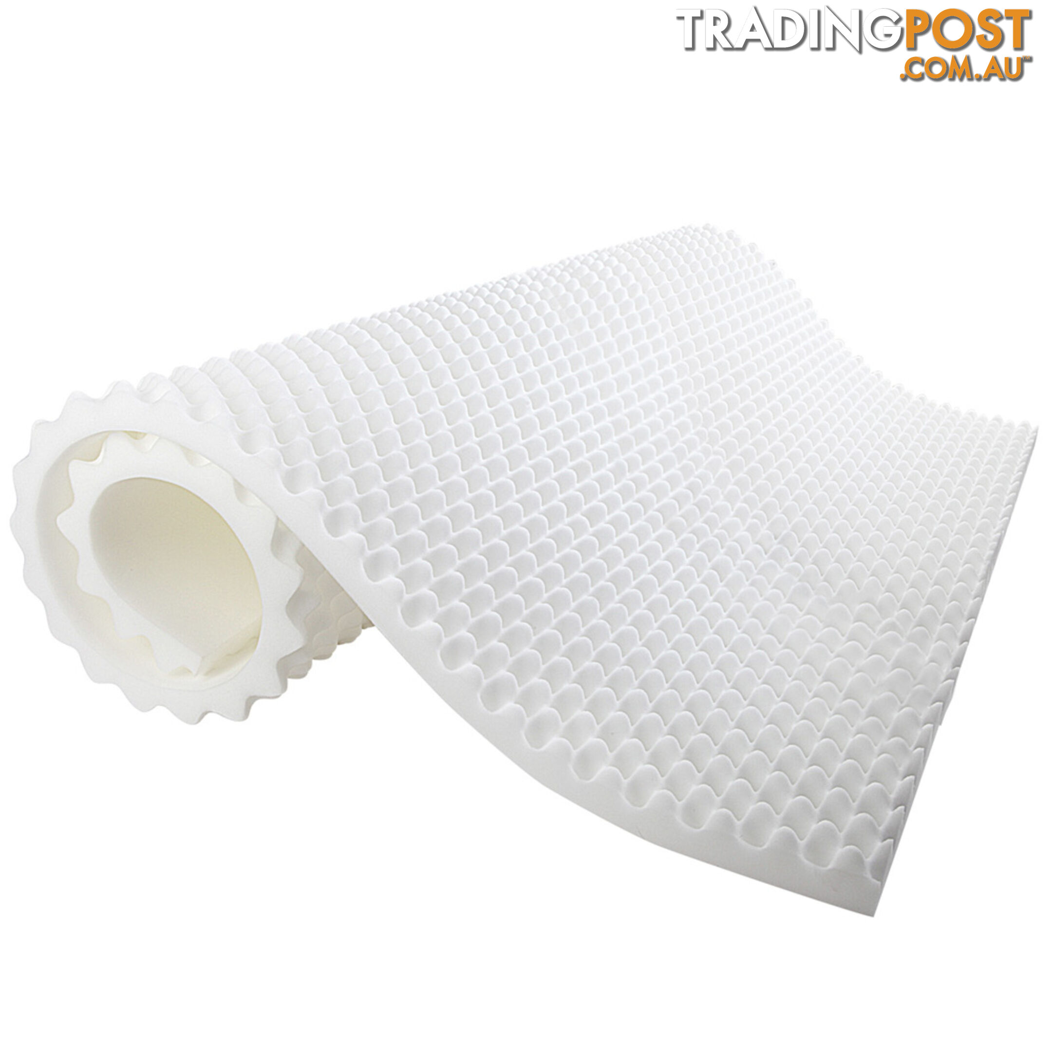 Deluxe Egg Crate Mattress Topper 5 cm Underlay Protector King