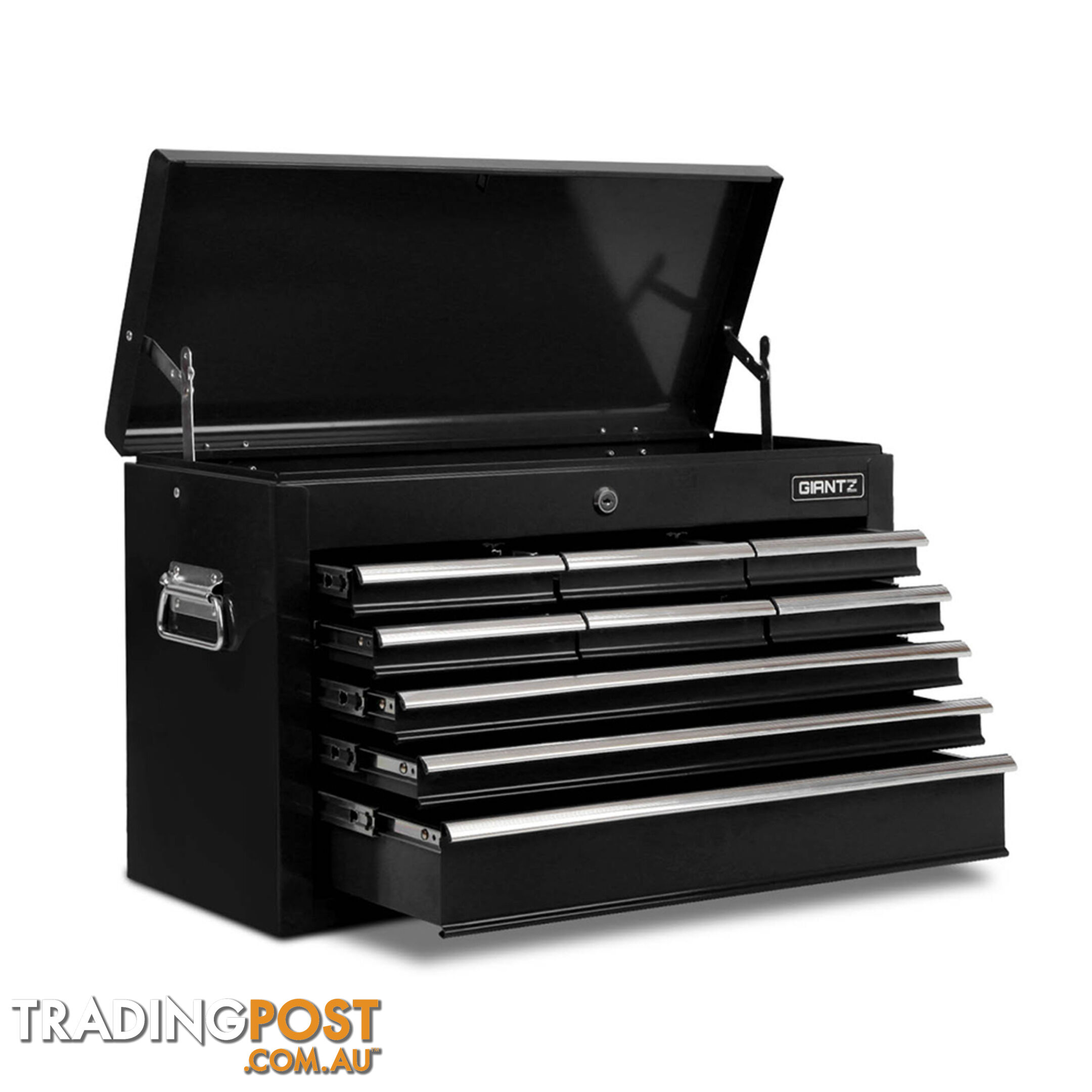 9 Drawers Tool Box Chest Black