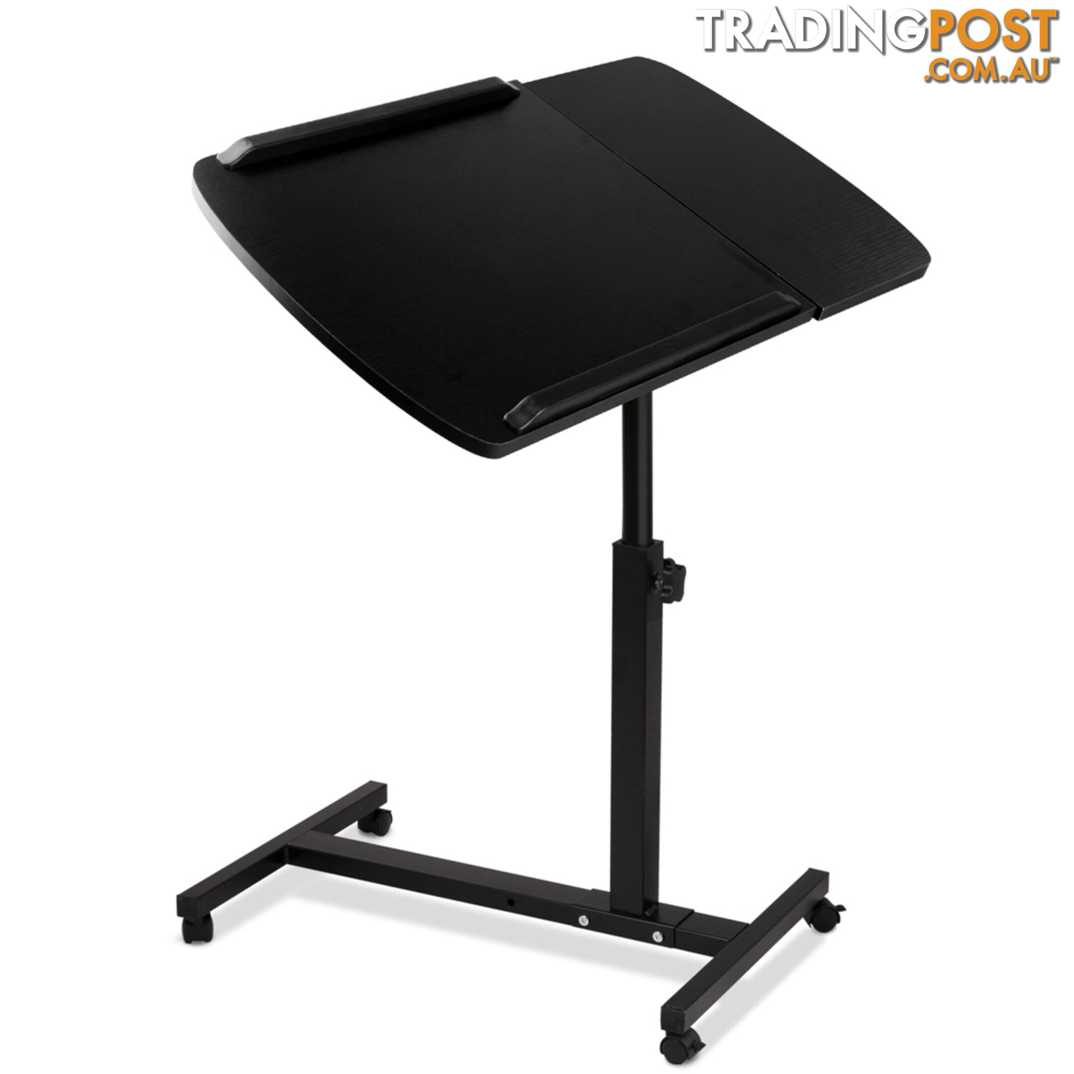 Rotating Mobile Laptop Adjustable Desk Black