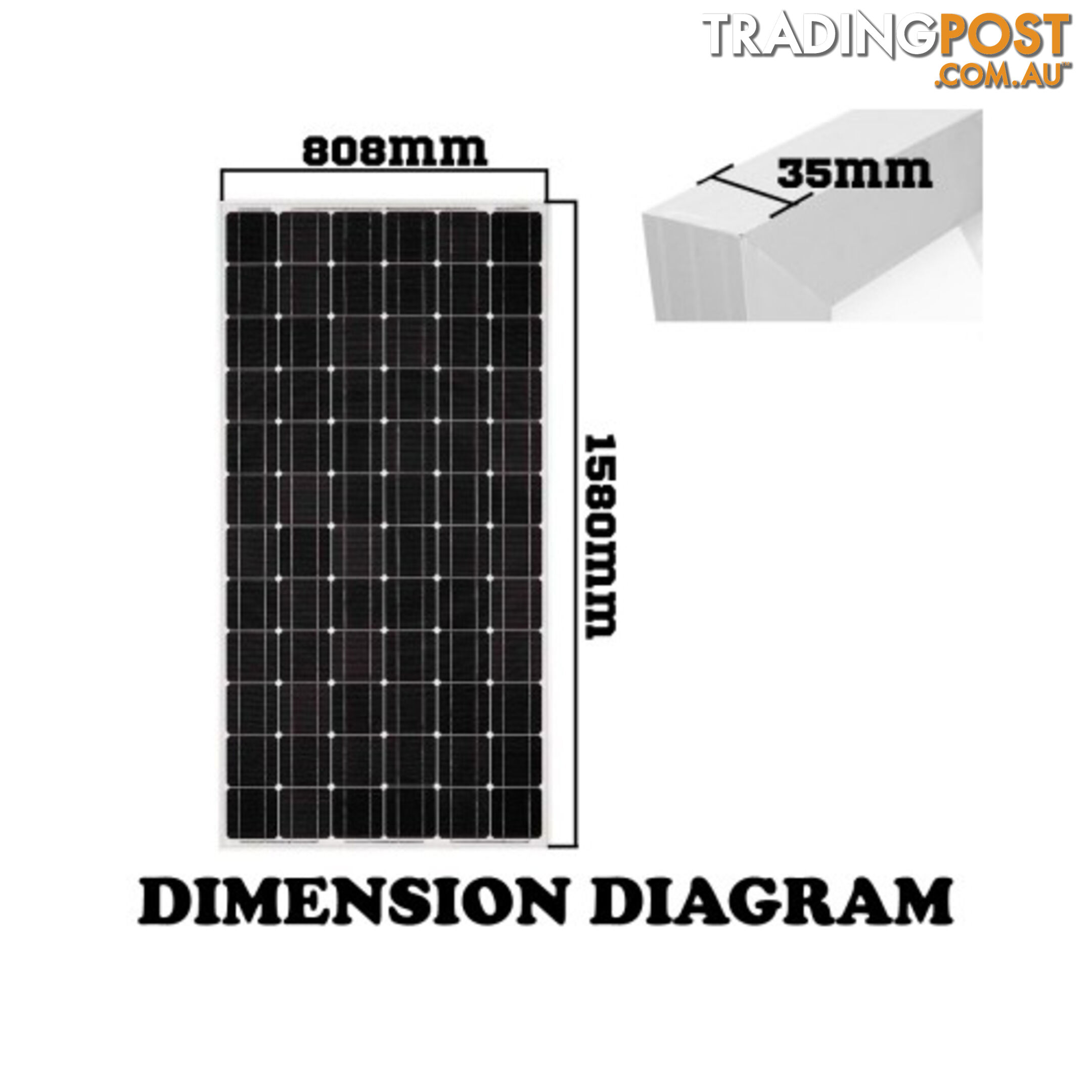 12V 200W Solar Panel Kit Home Generator Caravan Camping Power Mono Charging PWM