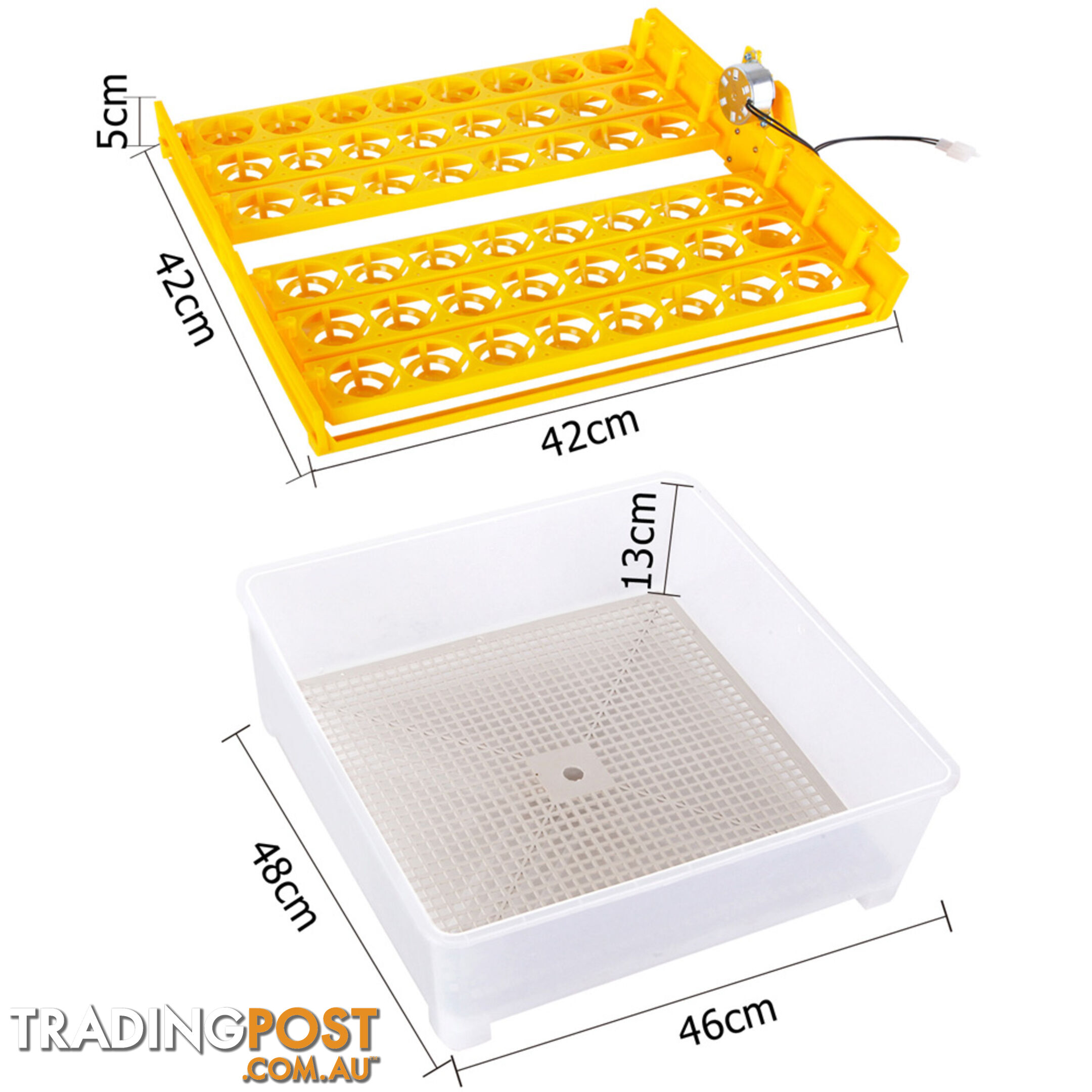 Automatic 48 Egg Incubator Yellow